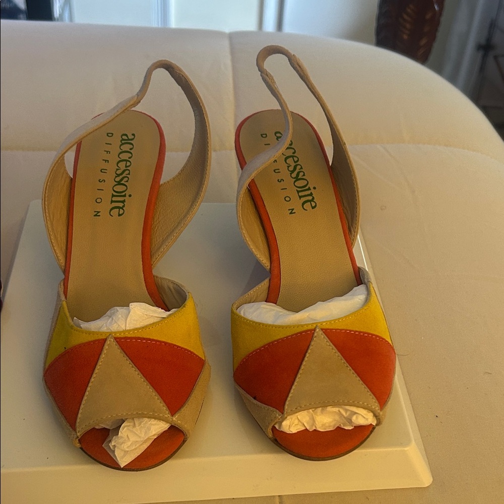 Accessorize Colorful Slingback Heels